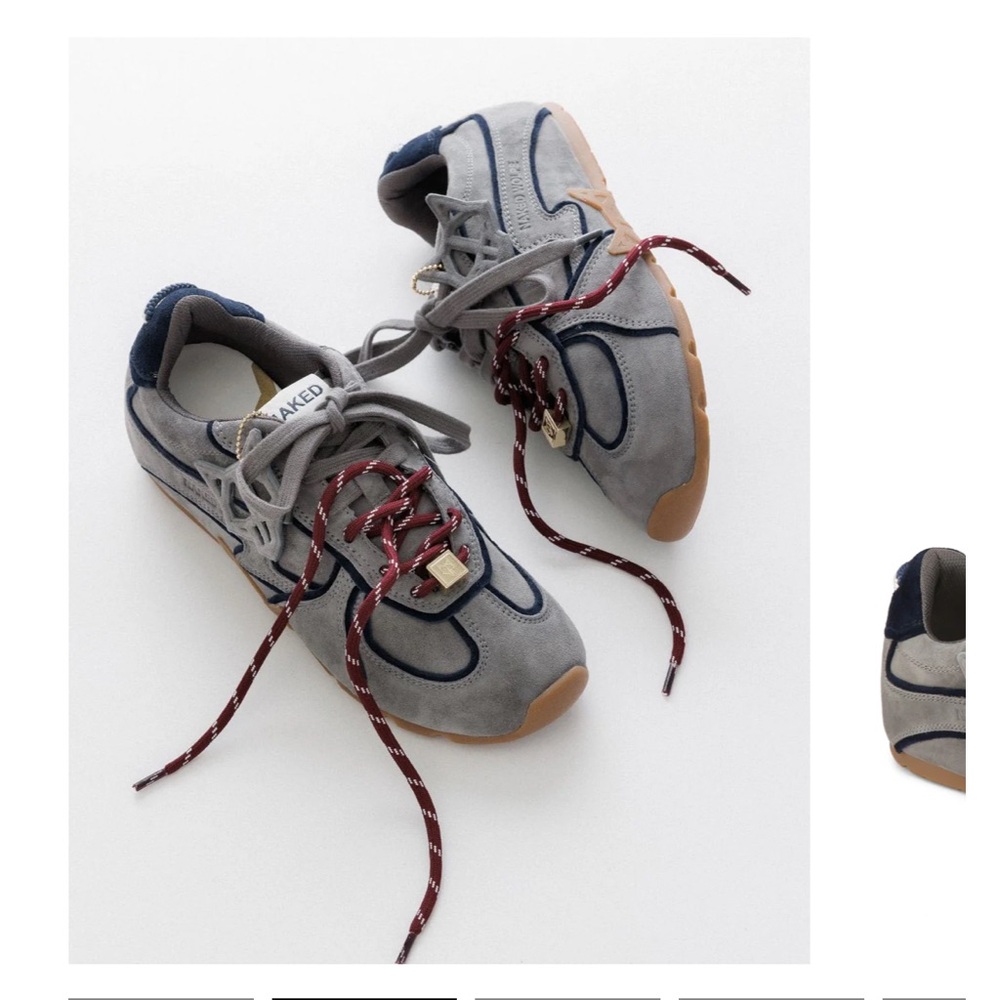 NAKED WOLFE- ADORED GREY  Suede sneaker